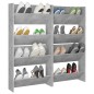 vidaXL Wand-Schuhschränke 4 Stk. Betongrau 60x18x60 cm Holzwerkstoff vidaXL Wand-Schuhschränke 4 Stk. Betongrau 60x18x60 cm Holzwerkstoff