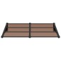 vidaXL Türvordach Schwarz 152,5x90 cm Polycarbonat vidaXL Türvordach Schwarz 152,5x90 cm Polycarbonat
