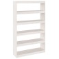vidaXL Bücherregal/Raumteiler Weiß 100x30x167,5 cm Massivholz Kiefer vidaXL Bücherregal/Raumteiler Weiß 100x30x167,5 cm Massivholz Kiefer