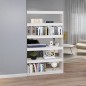 vidaXL Bücherregal/Raumteiler Weiß 100x30x167,5 cm Massivholz Kiefer vidaXL Bücherregal/Raumteiler Weiß 100x30x167,5 cm Massivholz Kiefer