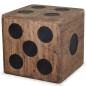 vidaXL Aufbewahrungskiste Mindi-Holz 40 x 40 x 40 cm Würfel-Design vidaXL Aufbewahrungskiste Mindi-Holz 40 x 40 x 40 cm Würfel-Design