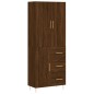 Highboard Braun Eichen-Optik 69,5x34x180 cm Holzwerkstoff Highboard Braun Eichen-Optik 69,5x34x180 cm Holzwerkstoff