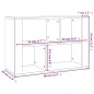 vidaXL Sideboard Weiß 80x30x54 cm Holzwerkstoff vidaXL Sideboard Weiß 80x30x54 cm Holzwerkstoff