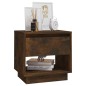 vidaXL Nachttisch Räuchereiche 45x34x44 cm Holzwerkstoff vidaXL Nachttisch Räuchereiche 45x34x44 cm Holzwerkstoff