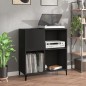 vidaXL Plattenschrank Schwarz 84,5x38x89 cm Holzwerkstoff vidaXL Plattenschrank Schwarz 84,5x38x89 cm Holzwerkstoff