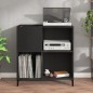 vidaXL Plattenschrank Schwarz 84,5x38x89 cm Holzwerkstoff vidaXL Plattenschrank Schwarz 84,5x38x89 cm Holzwerkstoff