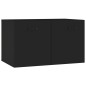 vidaXL Wandschrank Schwarz 60x36,5x35 cm Holzwerkstoff vidaXL Wandschrank Schwarz 60x36,5x35 cm Holzwerkstoff