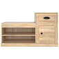 vidaXL Schuhschrank Sonoma-Eiche 100x42x60 cm Holzwerkstoff vidaXL Schuhschrank Sonoma-Eiche 100x42x60 cm Holzwerkstoff