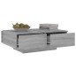 vidaXL Couchtisch Grau Sonoma 90x60x31 cm Holzwerkstoff vidaXL Couchtisch Grau Sonoma 90x60x31 cm Holzwerkstoff