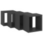 vidaXL Würfelregale 4 Stk. Grau 22x15x22 cm vidaXL Würfelregale 4 Stk. Grau 22x15x22 cm