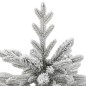 vidaXL Künstlicher Weihnachtsbaum Klappbar Beschneit 120 cm vidaXL Künstlicher Weihnachtsbaum Klappbar Beschneit 120 cm