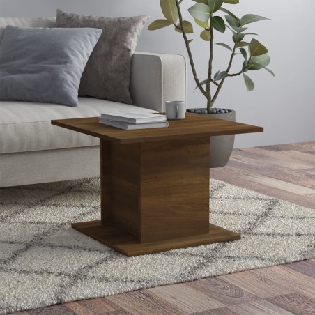 vidaXL Couchtisch Braun Eichen-Optik 55,5x55,5x40 cm Holzwerkstoff