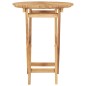 vidaXL Klappbarer Gartentisch Ø 60 cm Teak Massivholz vidaXL Klappbarer Gartentisch Ø 60 cm Teak Massivholz