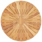 vidaXL Klappbarer Gartentisch Ø 60 cm Teak Massivholz vidaXL Klappbarer Gartentisch Ø 60 cm Teak Massivholz