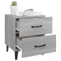 vidaXL Nachttische 2 Stk. Grau Sonoma 40x35x47,5 cm vidaXL Nachttische 2 Stk. Grau Sonoma 40x35x47,5 cm