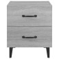 vidaXL Nachttische 2 Stk. Grau Sonoma 40x35x47,5 cm vidaXL Nachttische 2 Stk. Grau Sonoma 40x35x47,5 cm
