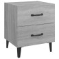 vidaXL Nachttische 2 Stk. Grau Sonoma 40x35x47,5 cm vidaXL Nachttische 2 Stk. Grau Sonoma 40x35x47,5 cm