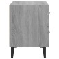vidaXL Nachttische 2 Stk. Grau Sonoma 40x35x47,5 cm vidaXL Nachttische 2 Stk. Grau Sonoma 40x35x47,5 cm