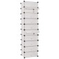 vidaXL Schuh-Organizer Zusammenklappbar mit 10 Fächern Weiß vidaXL Schuh-Organizer Zusammenklappbar mit 10 Fächern Weiß