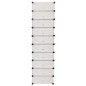 vidaXL Schuh-Organizer Zusammenklappbar mit 10 Fächern Weiß vidaXL Schuh-Organizer Zusammenklappbar mit 10 Fächern Weiß