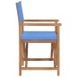 vidaXL Regiestuhl Massivholz Teak Blau vidaXL Regiestuhl Massivholz Teak Blau