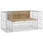 vidaXL Gartenbank aus Gabionen 143x71x65,5 cm Kiefernholz Imprägniert vidaXL Gartenbank aus Gabionen 143x71x65,5 cm Kiefernholz Imprägniert
