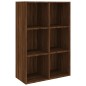 vidaXL Bücherregal/Sideboard Braun Eichen-Optik 66x30x98 cm vidaXL Bücherregal/Sideboard Braun Eichen-Optik 66x30x98 cm