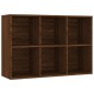 vidaXL Bücherregal/Sideboard Braun Eichen-Optik 66x30x98 cm vidaXL Bücherregal/Sideboard Braun Eichen-Optik 66x30x98 cm