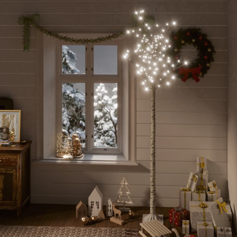 vidaXL Weihnachtsbaum 200 LEDs 2,2 m Kaltweiß Weide Indoor Outdoor vidaXL Weihnachtsbaum 200 LEDs 2,2 m Kaltweiß Weide Indoor Outdoor