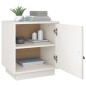 vidaXL Nachttische 2 Stk. Weiß 40x34x45 cm Massivholz Kiefer vidaXL Nachttische 2 Stk. Weiß 40x34x45 cm Massivholz Kiefer