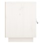 vidaXL Nachttische 2 Stk. Weiß 40x34x45 cm Massivholz Kiefer vidaXL Nachttische 2 Stk. Weiß 40x34x45 cm Massivholz Kiefer