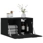 vidaXL Wandschrank Schwarz 60x36,5x35 cm Holzwerkstoff vidaXL Wandschrank Schwarz 60x36,5x35 cm Holzwerkstoff