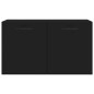 vidaXL Wandschrank Schwarz 60x36,5x35 cm Holzwerkstoff vidaXL Wandschrank Schwarz 60x36,5x35 cm Holzwerkstoff