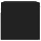 vidaXL Wandschrank Schwarz 60x36,5x35 cm Holzwerkstoff vidaXL Wandschrank Schwarz 60x36,5x35 cm Holzwerkstoff