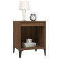 vidaXL Nachttische 2 Stk. Braun Eichen-Optik 40x35x50 cm vidaXL Nachttische 2 Stk. Braun Eichen-Optik 40x35x50 cm