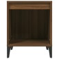 vidaXL Nachttische 2 Stk. Braun Eichen-Optik 40x35x50 cm vidaXL Nachttische 2 Stk. Braun Eichen-Optik 40x35x50 cm