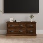 vidaXL TV-Schrank Braun Eichen-Optik 100x35,5x45 cm Holzwerkstoff