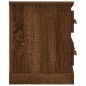 vidaXL TV-Schrank Braun Eichen-Optik 100x35,5x45 cm Holzwerkstoff