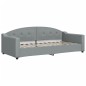 Tagesbett Hellgrau 90x200 cm Stoff Tagesbett Hellgrau 90x200 cm Stoff
