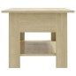 vidaXL Couchtisch Sonoma-Eiche 102x55x42 cm Holzwerkstoff vidaXL Couchtisch Sonoma-Eiche 102x55x42 cm Holzwerkstoff