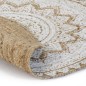 vidaXL Teppich Jute Geflochten Bedruckt 210 cm Rund vidaXL Teppich Jute Geflochten Bedruckt 210 cm Rund