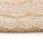 vidaXL Teppich Jute Geflochten Bedruckt 210 cm Rund vidaXL Teppich Jute Geflochten Bedruckt 210 cm Rund