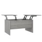 vidaXL Couchtisch Grau Sonoma 80x50x42,5 cm Holzwerkstoff vidaXL Couchtisch Grau Sonoma 80x50x42,5 cm Holzwerkstoff