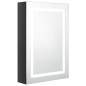 vidaXL LED-Spiegelschrank fürs Bad Glänzend Schwarz 50x13x70 cm vidaXL LED-Spiegelschrank fürs Bad Glänzend Schwarz 50x13x70 cm