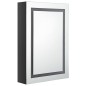 vidaXL LED-Spiegelschrank fürs Bad Glänzend Schwarz 50x13x70 cm vidaXL LED-Spiegelschrank fürs Bad Glänzend Schwarz 50x13x70 cm