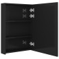vidaXL LED-Spiegelschrank fürs Bad Glänzend Schwarz 50x13x70 cm vidaXL LED-Spiegelschrank fürs Bad Glänzend Schwarz 50x13x70 cm