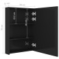 vidaXL LED-Spiegelschrank fürs Bad Glänzend Schwarz 50x13x70 cm vidaXL LED-Spiegelschrank fürs Bad Glänzend Schwarz 50x13x70 cm