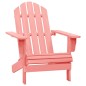 vidaXL Adirondack-Gartenstuhl Massivholz Tanne Rosa vidaXL Adirondack-Gartenstuhl Massivholz Tanne Rosa