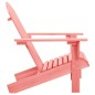vidaXL Adirondack-Gartenstuhl Massivholz Tanne Rosa vidaXL Adirondack-Gartenstuhl Massivholz Tanne Rosa