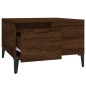 vidaXL Couchtisch Braun Eichen-Optik 55x55x36,5 cm Holzwerkstoff